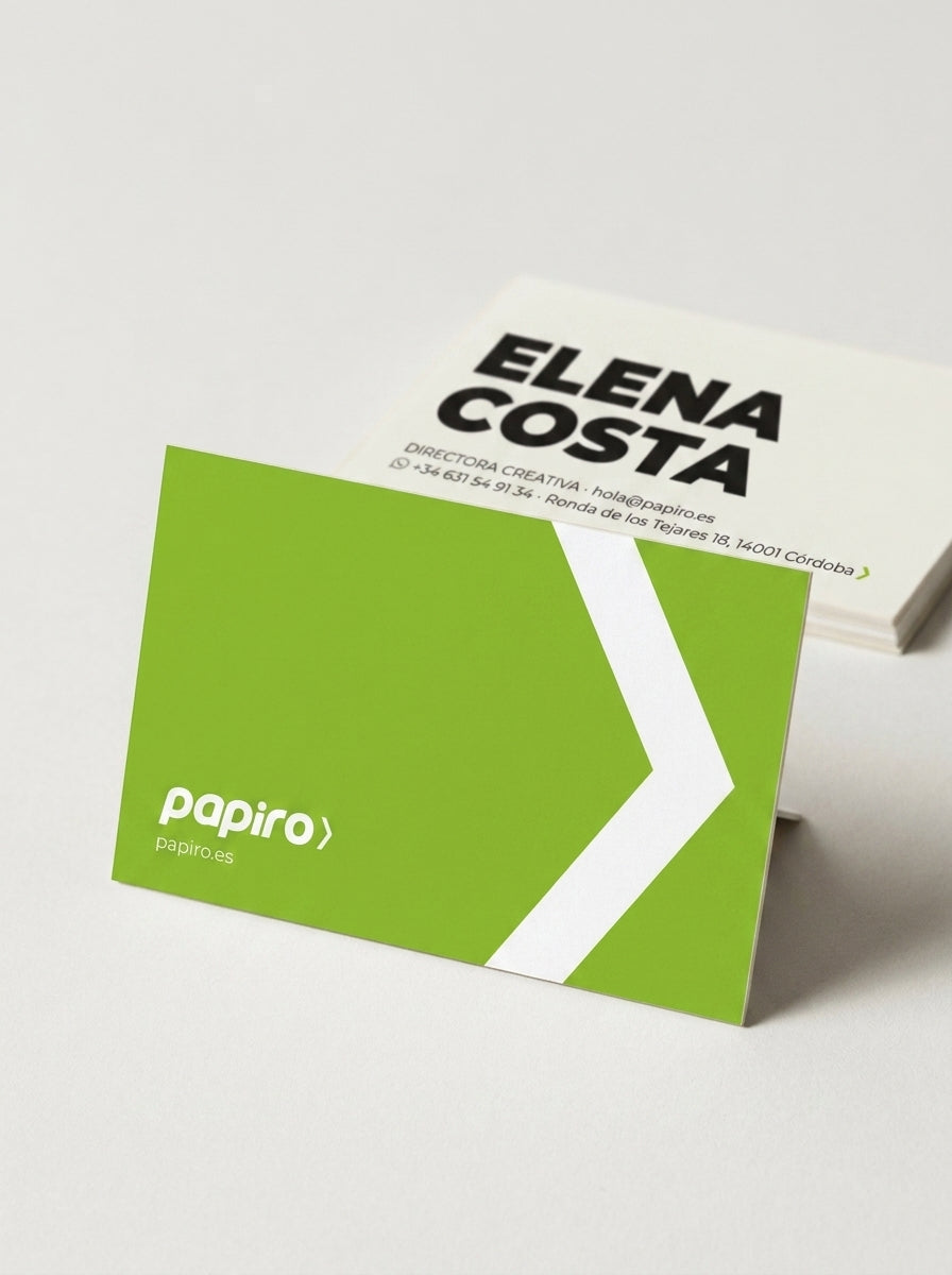 Tarjetas de Visita en Estucado Mate 300 gr.