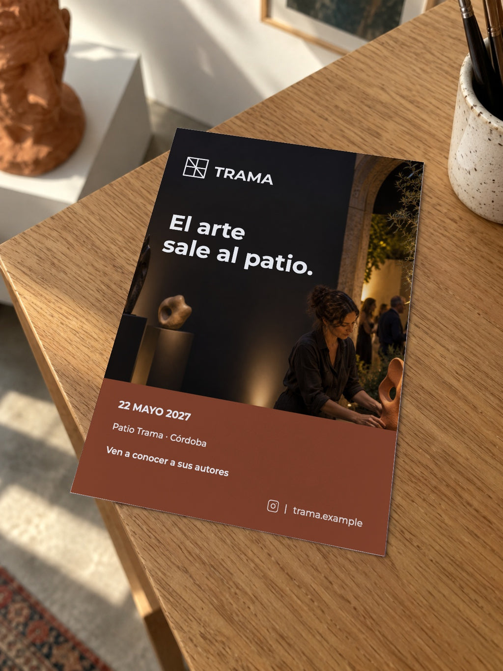 pcfg:native-lifestyle|Trama · Feria de arte